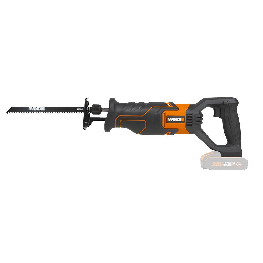 WORX WX500.9 20Volt Profesyonel Tilki Kuyruğu Testere (Akü Dahil Değildir) nasıl kullanılır