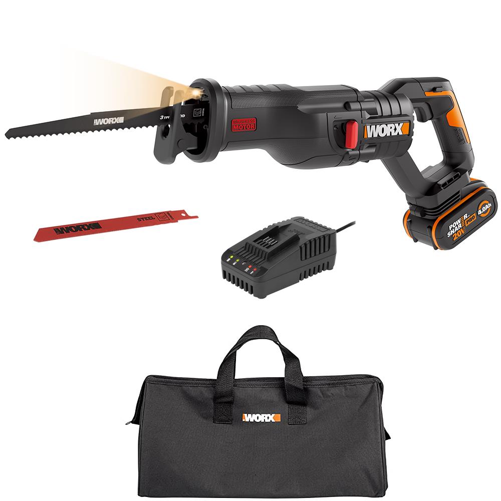 WORX WX516 20Volt 4.0Ah. Li-ion Kömürsüz Profesyonel Tilki Kuyruğu Testere ne işe yarar