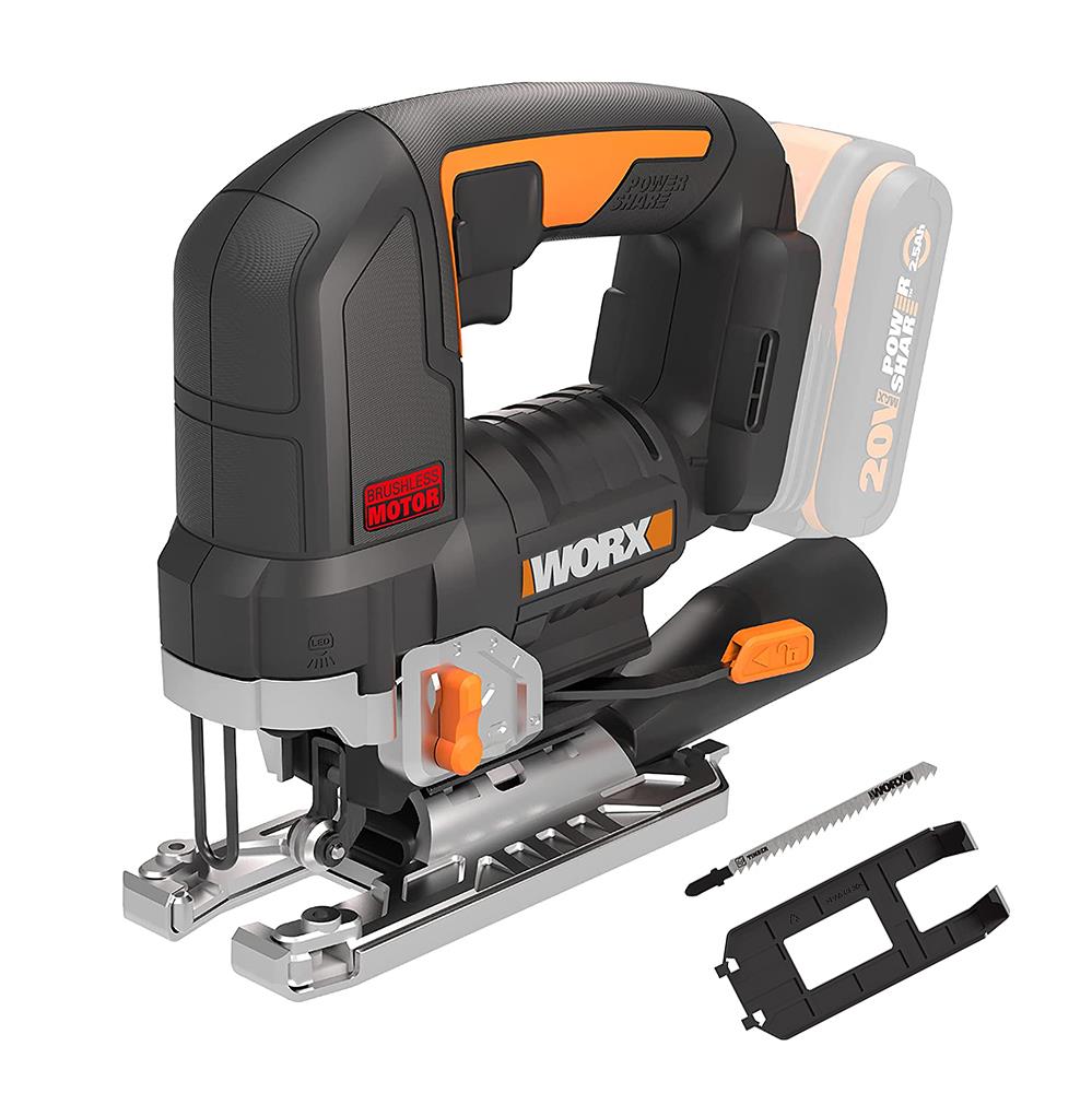 WORX WX542.9 20Volt Profesyonel Kömürsüz Dekupaj Testere (Akü Dahil Değildir) fiyatı