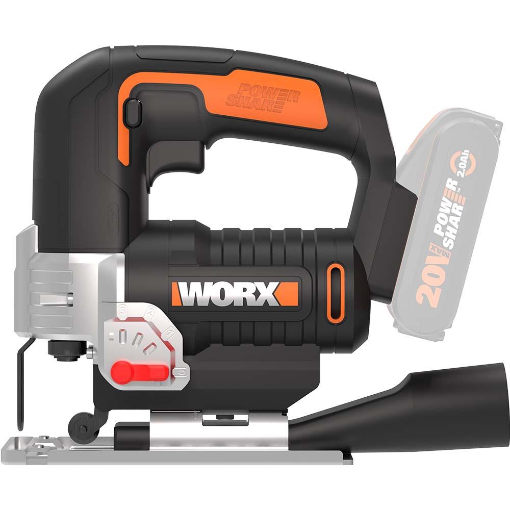 WORX WX543.9 20Volt Profesyonel Dekupaj Testere (Akü Dahil Değildir) fiyatı