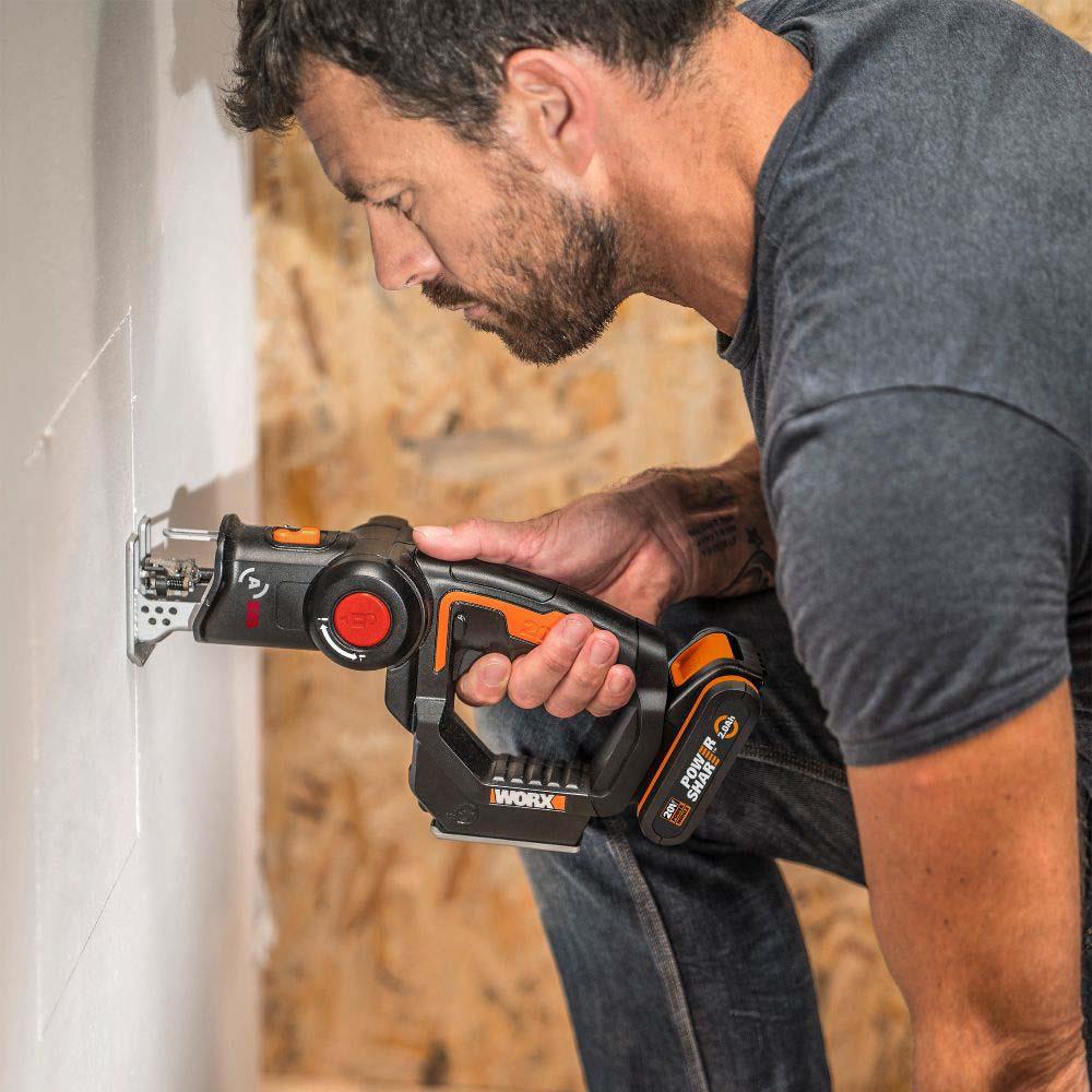 WORX WX550.9 20Volt Profesyonel Dekupaj ve Tilki Kuyruğu Testere (Akü Dahil Değildir) ne işe yarar