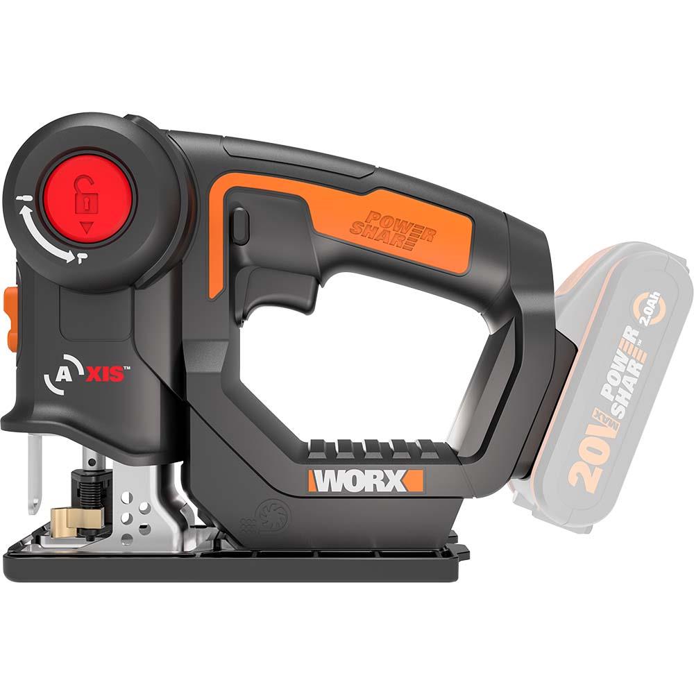 WORX WX550.9 20Volt Profesyonel Dekupaj ve Tilki Kuyruğu Testere (Akü Dahil Değildir) nasıl kullanılır