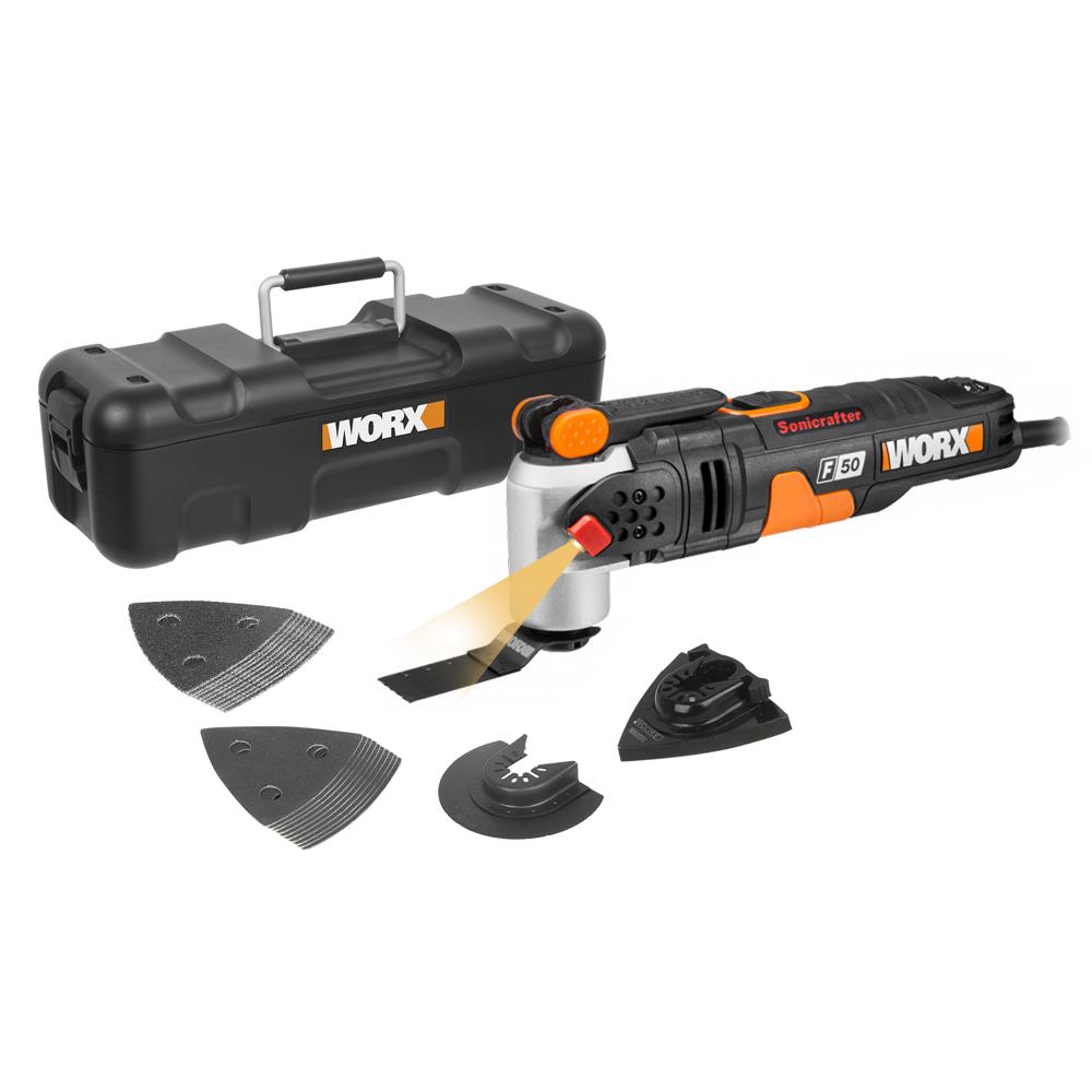 WORX WX681 450Watt Profesyonel Çok Amaçlı Devir Ayarlı Kesme Raspalama ve Zımpara + 39 Adet Aksesuar fiyatı