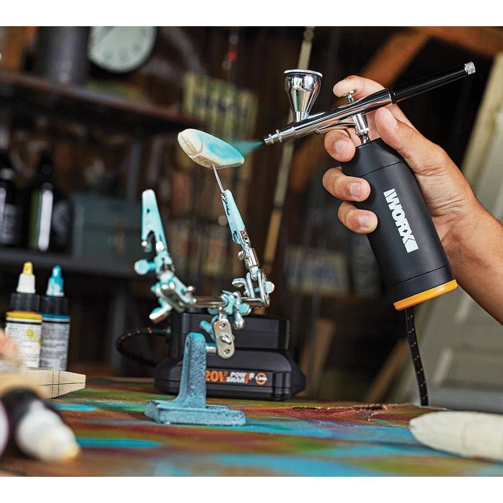 WORX WX742.9 MAKERX 20Volt Profesyonel Mini Air Brush Boya Tabancası (Akü Dahil Değildir) ne işe yarar