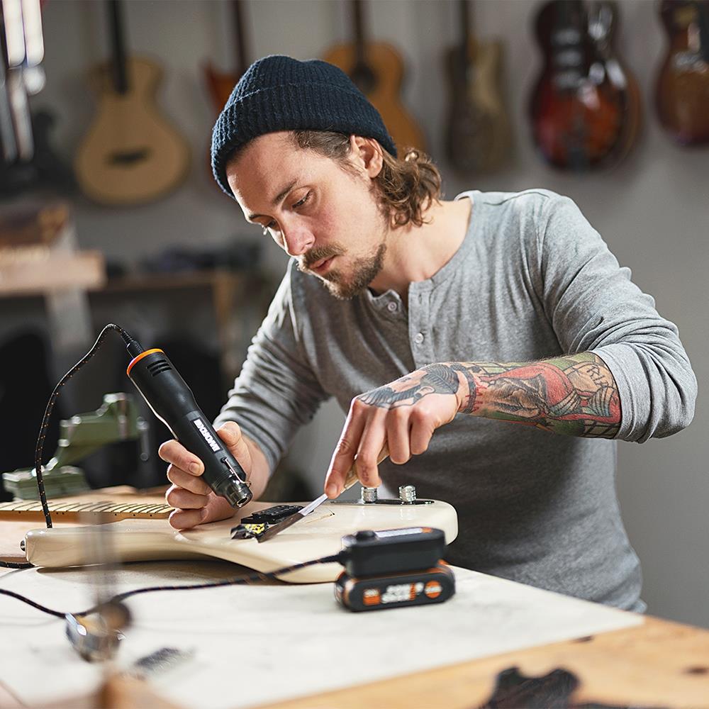 WORX WX743.9 MAKERX 20Volt Profesyonel Sıcak Hava Tabancası (Akü Dahil Değildir) nasıl kullanılır