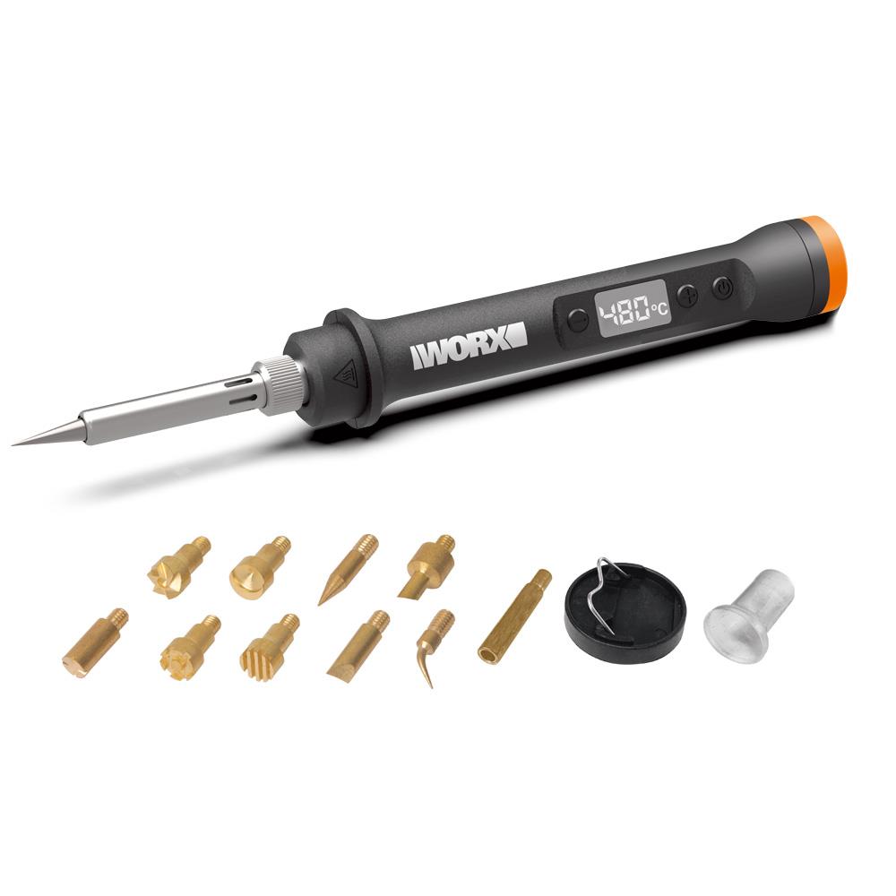 WORX WX744.9 MAKERX 20Volt Profesyonel Dijital Lehim Tabancası + 12 Aksesuar (Akü Dahil Değildir) fiyatı