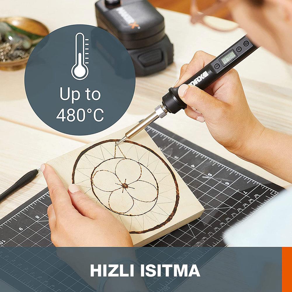 WORX WX744.9 MAKERX 20Volt Profesyonel Dijital Lehim Tabancası + 12 Aksesuar (Akü Dahil Değildir) nereden bulurum