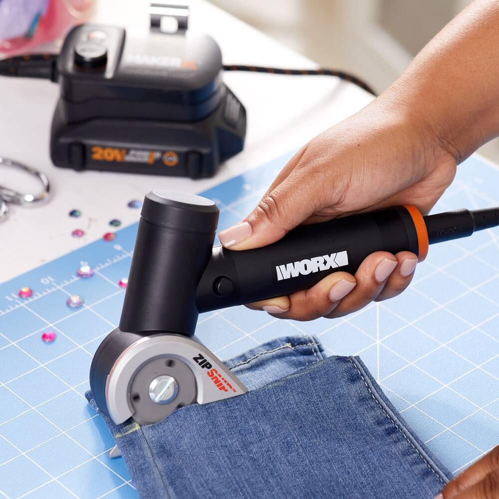 WORX WX745.9 MAKERX 20Volt Profesyonel 38mm Kumaş, Deri, Karton Kesici (Akü Dahil Değildir) ne işe yarar