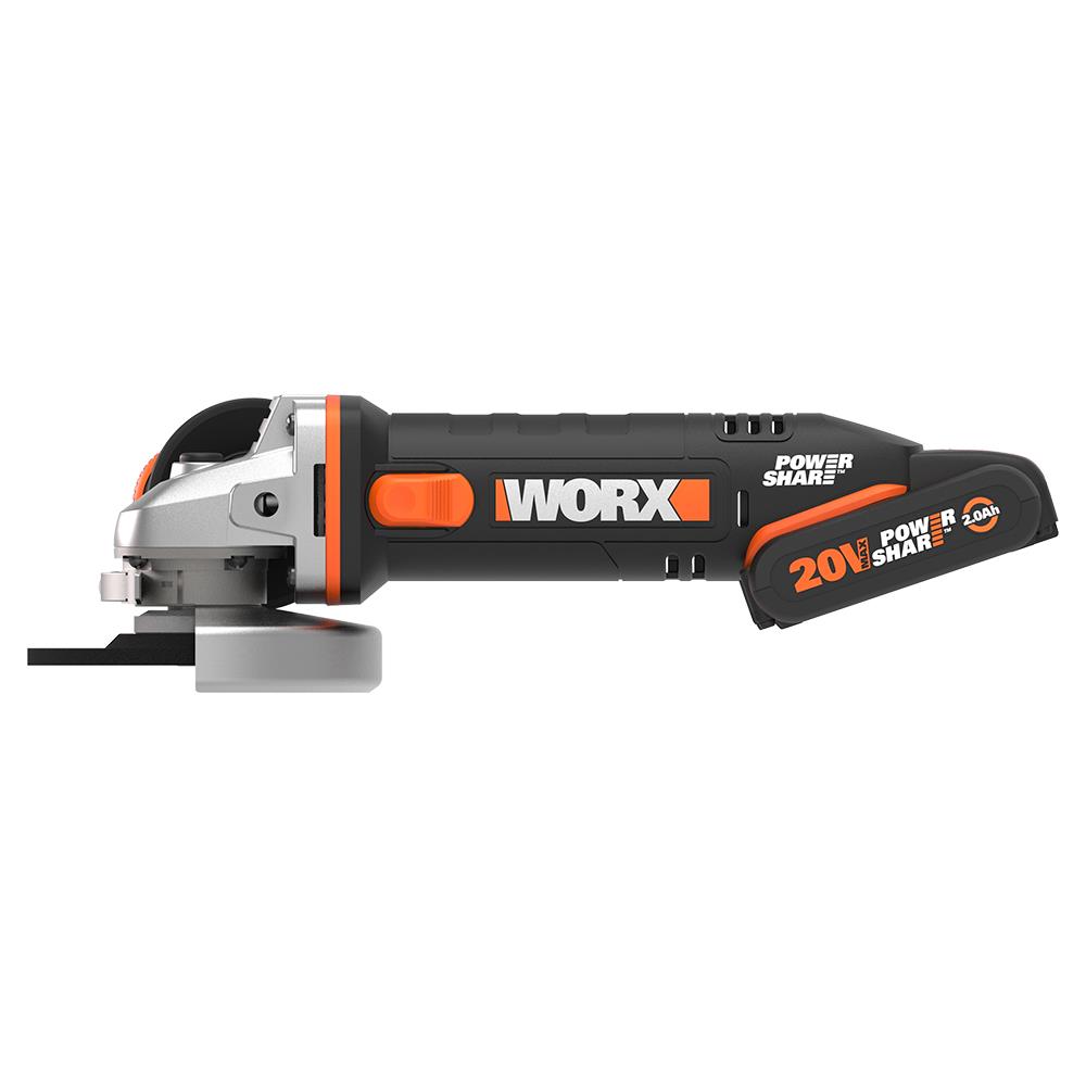 WORX WX800 20Volt 2.0 Ah. Li-ion Çift Akülü 115mm Profesyonel Şarjlı Avuç Taşlama nasıl kullanılır