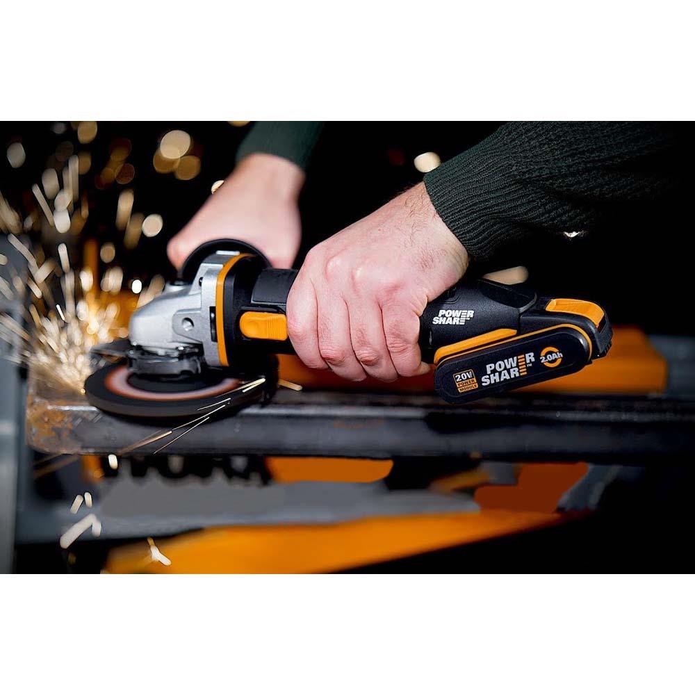 WORX WX800 20Volt 2.0 Ah. Li-ion Çift Akülü 115mm Profesyonel Şarjlı Avuç Taşlama nereden bulurum