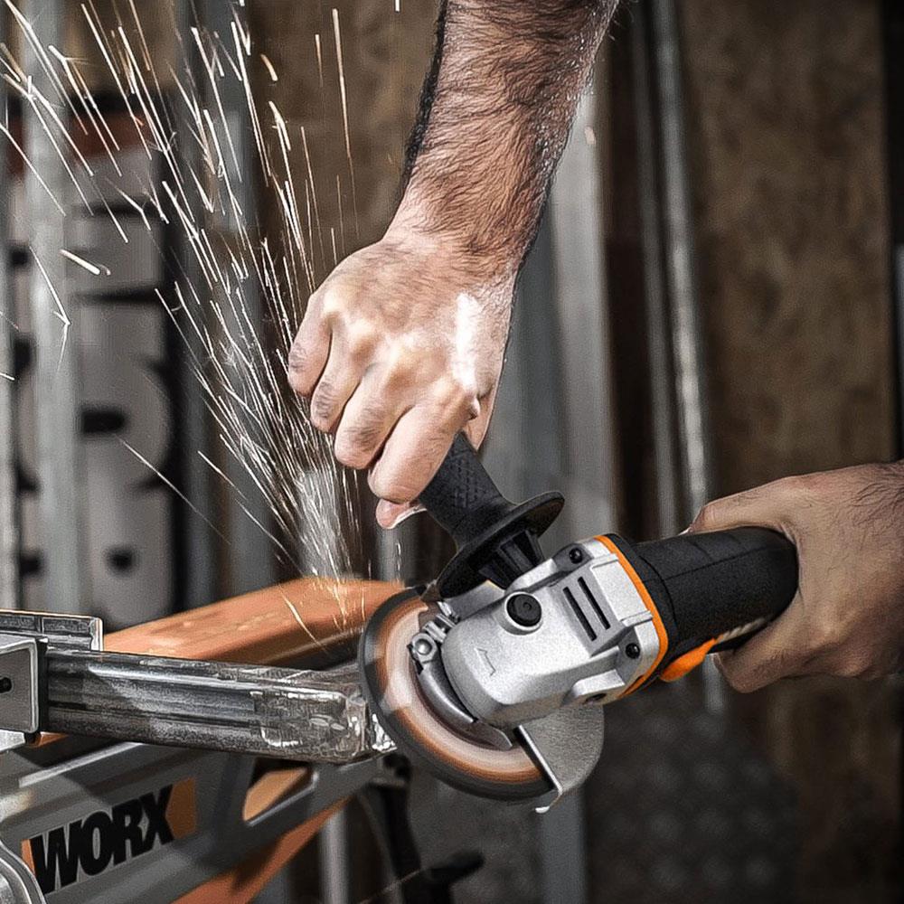 WORX WX800 20Volt 2.0 Ah. Li-ion Çift Akülü 115mm Profesyonel Şarjlı Avuç Taşlama ne işe yarar
