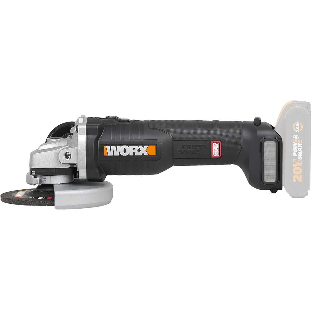 WORX WX812.9 20Volt 125mm Kömürsüz Profesyonel Avuç Taşlama (Akü Dahil Değildir) nasıl kullanılır