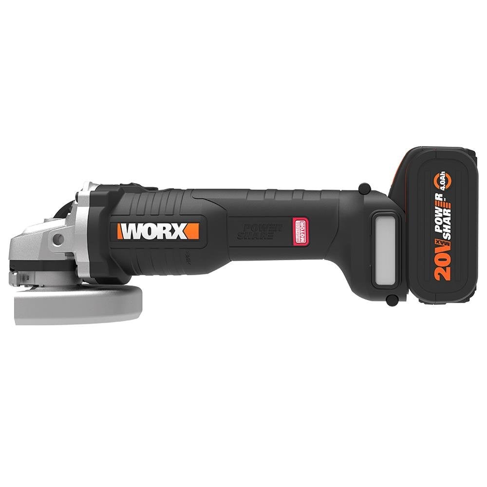WORX WX813 20Volt 4.0Ah. Li-ion Tek Akülü 115mm Kömürsüz Profesyonel Şarjlı Avuç Taşlama nasıl kullanılır
