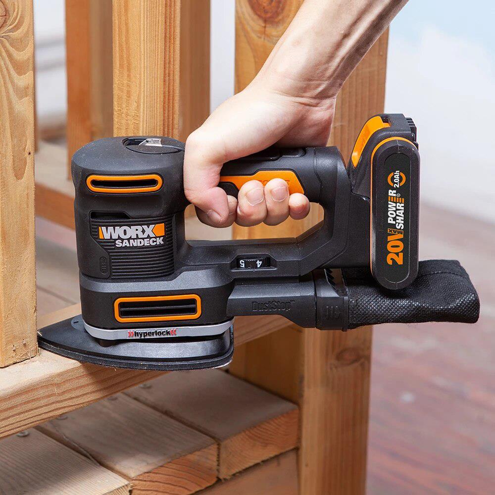 WORX WX820 20Volt 2.0Ah. Li-ion Profesyonel Devir Ayarlı Çok Amaçlı Şarjlı Zımpara ne işe yarar