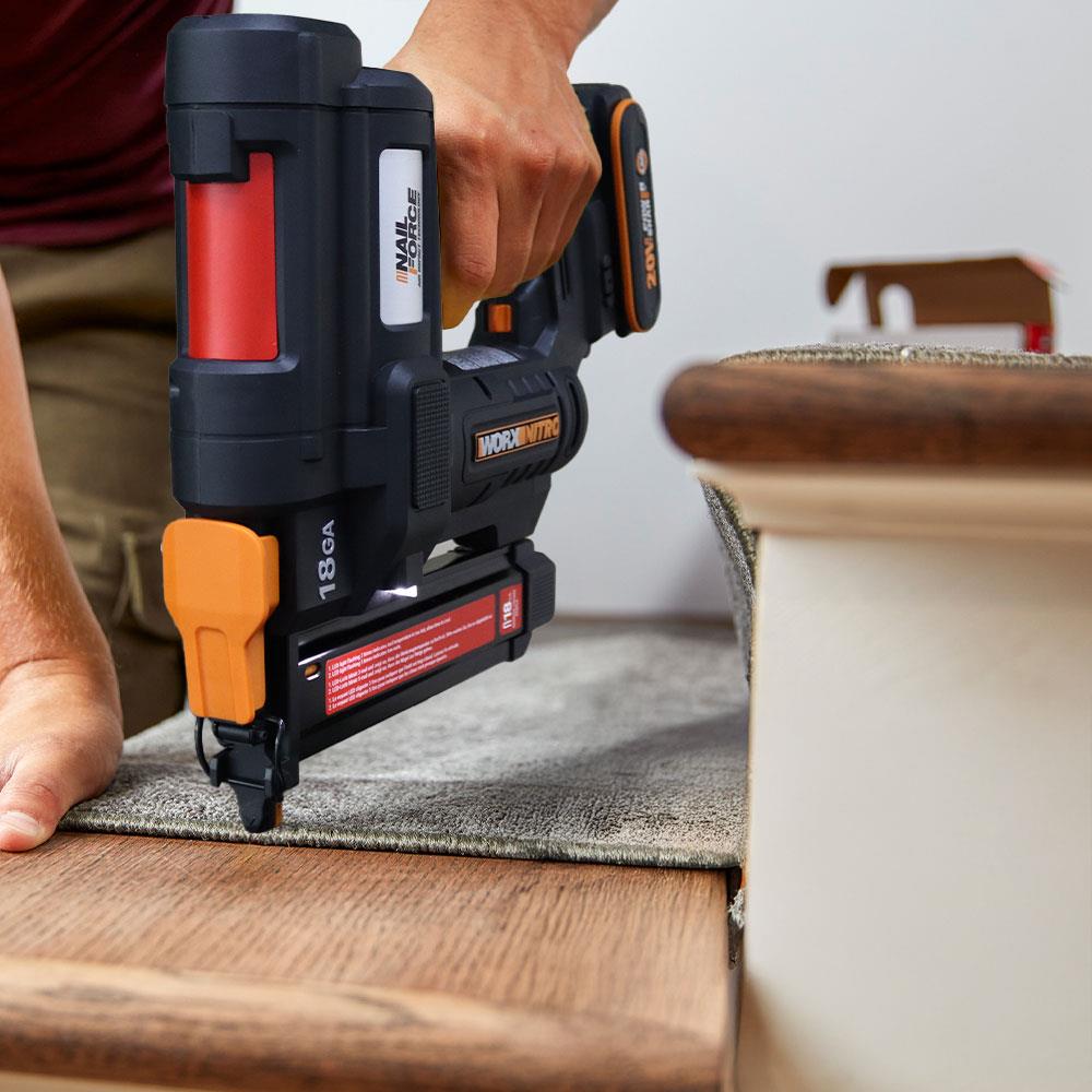 WORX WX844 20Volt/2.0Ah Li-ion 16-40mm Profesyonel Şarjlı Zımba Makinesi + 2700 Adet Yedek Zımba ne işe yarar