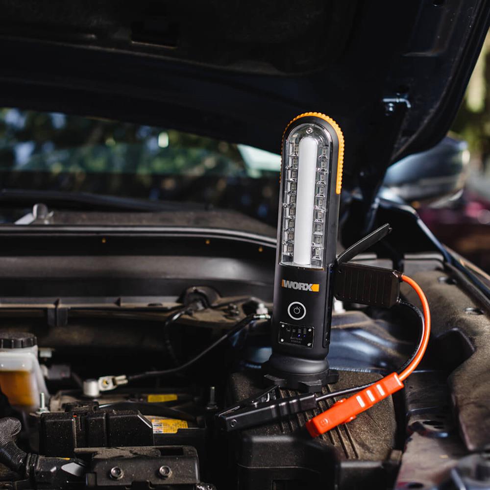 WORX WX852.1 12V 500Amp Lityum-Polymer Akü Takviye + Powerbank + Led Lamba nasıl kullanılır