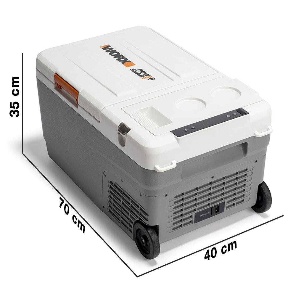 Worx WX876.9 12/24/220Volt 22Litre Kompresörlü Outdoor Oto Buzdolabı (Akü Dahil Değildir) ne işe yarar