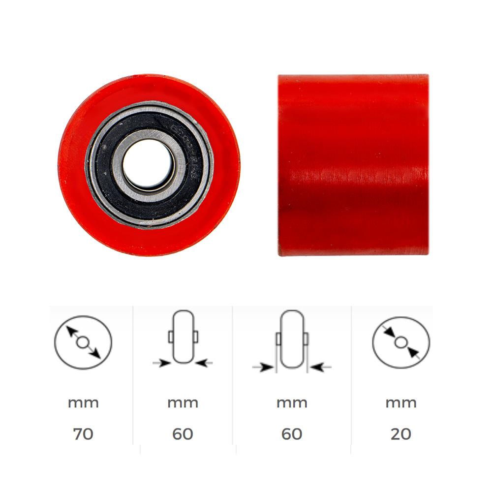 Yedek Transpalet Tekeri Küçük 70x60 mm ne işe yarar