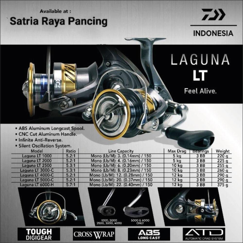 Daiwa Laguna 20 LT 6000 Olta Makinesi 3BB 5.1:1