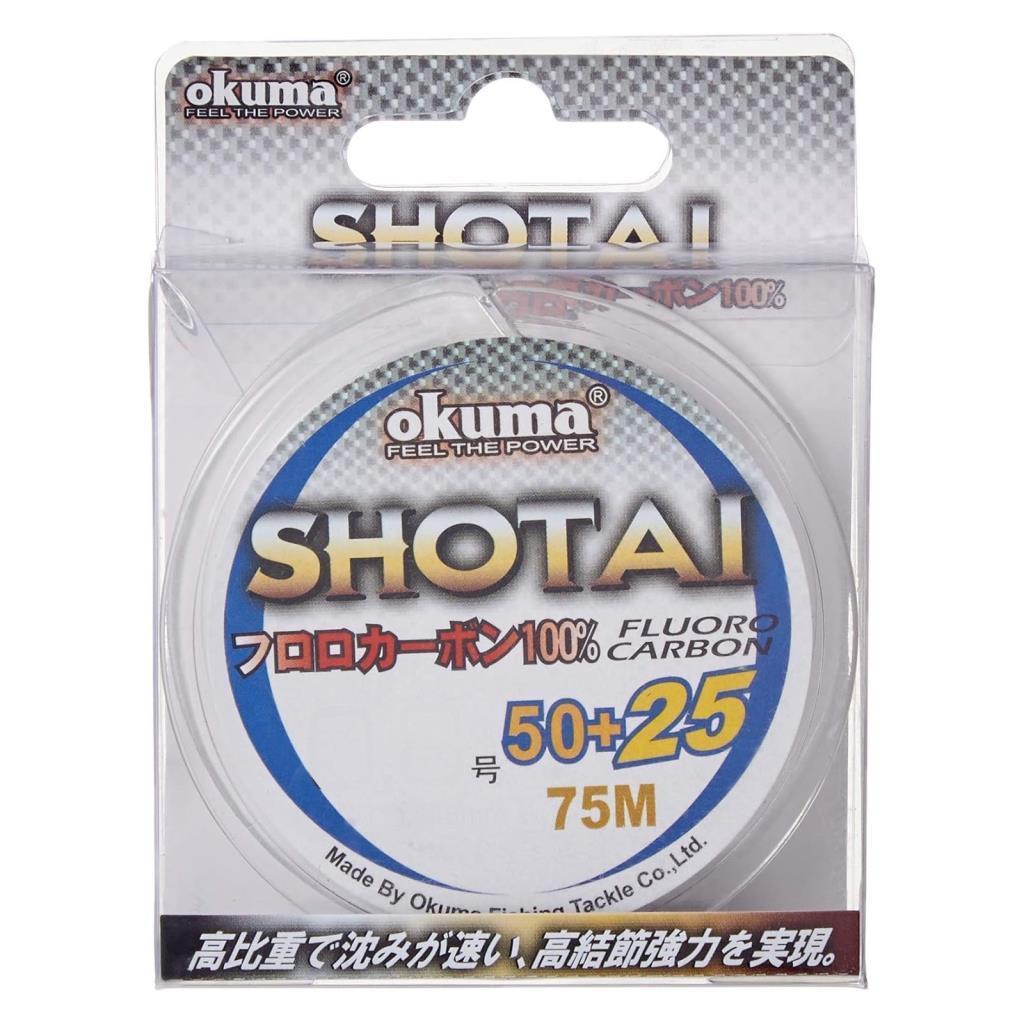 Okuma Shotai %100 Fluorocarbon Olta Misinası 75m 0,330mm