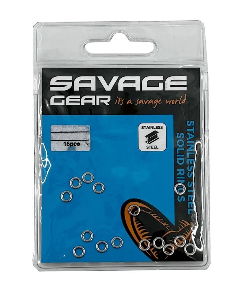 Savage Gear Solid Rings SS Paslanmaz Çelik Olta Halkası