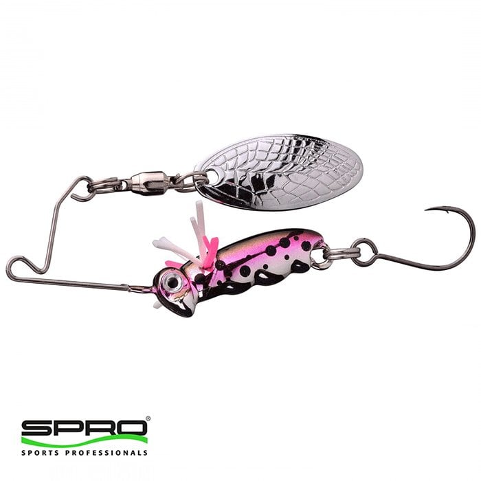 SPRO Larva Bait Spinner 4cm 7g Rainbow Alabalık Olta Kaşığı