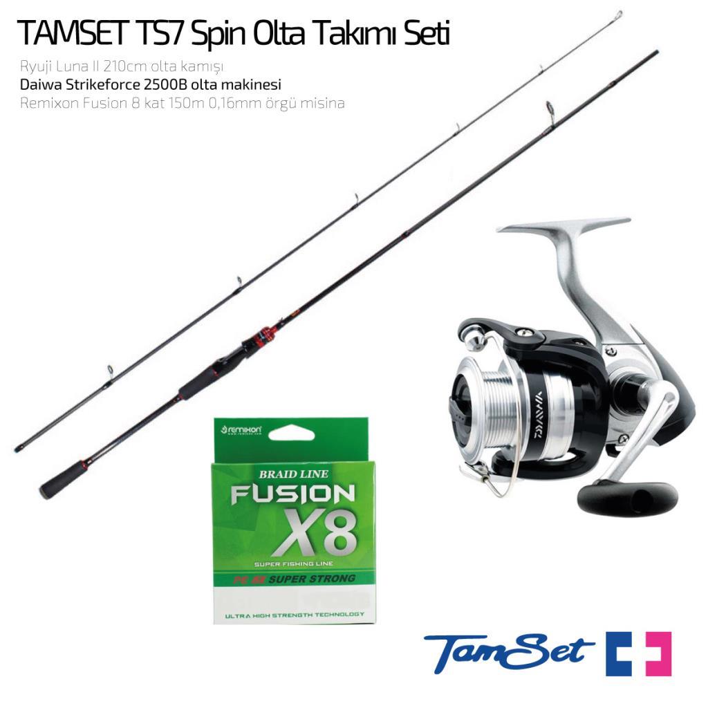 TAMSET Daiwa RS3000 RX Lure Game 222cm Spin Olta Takımı TS6