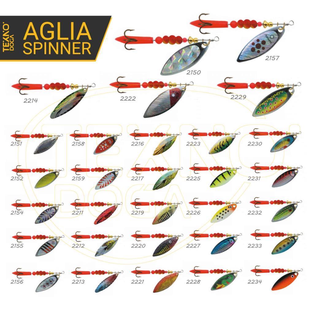 TEKNO DOĞA Aglia Spinner 17g No4 Long Kaşık Turna Alabalık Kaşığı