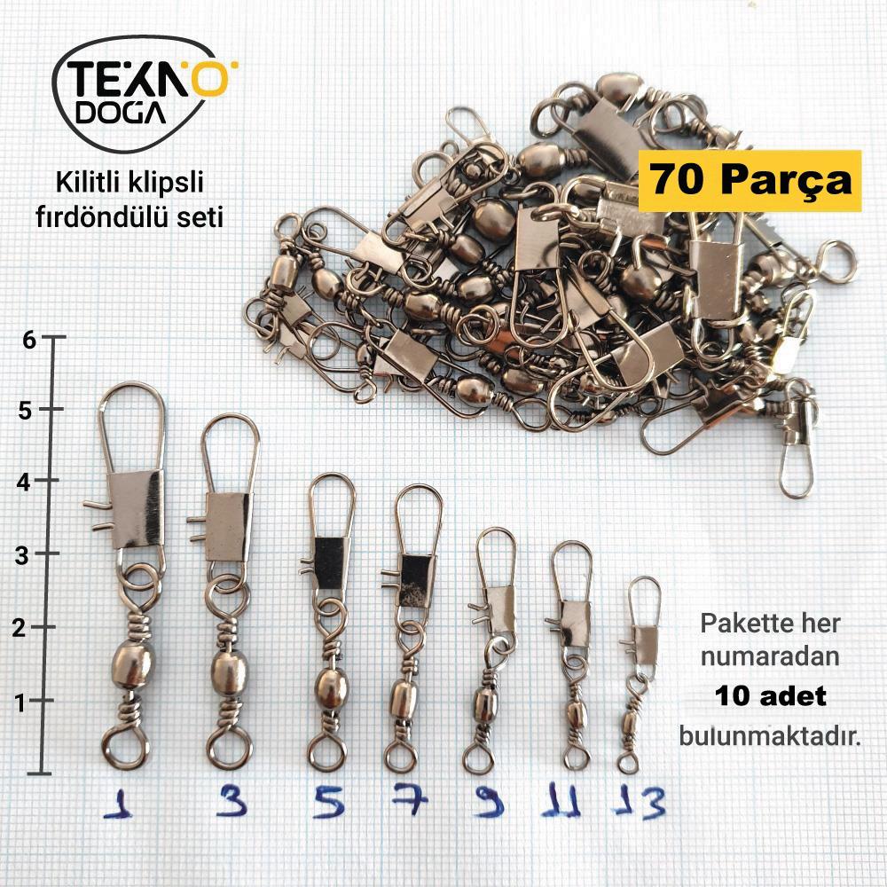 TEKNO DOĞA Klipsli Fırdöndü Seti (1-13no arası) 70 Parça