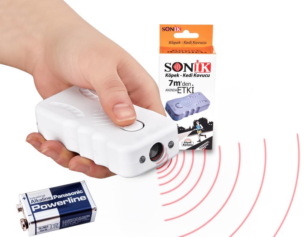 TEKNOPEST Sonik TP-10 Ultrasonik Köpek Kedi Kovucu 5'li Set