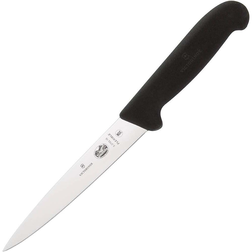 Victorinox 16cm Fileto Bıçağı Siyah 5.3703.16