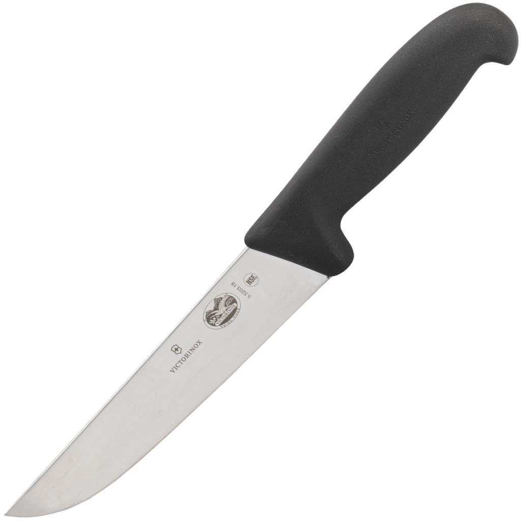 Victorinox 18cm Kasap Bıçağı 5.5203.18 Siyah