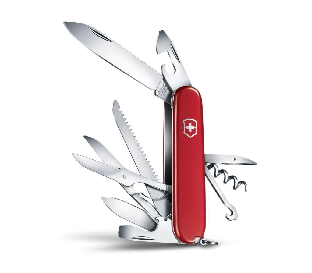 Victorinox Çakı 1.3713 Huntsman 15 Fonksiyon Kırmızı İsviçre