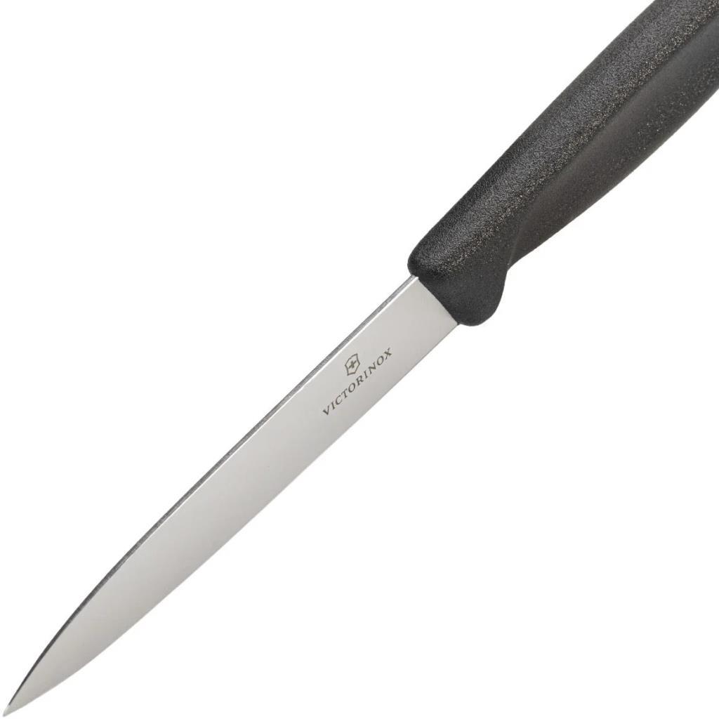 Victorinox SwissClassic 10cm Düz Soyma Bıçağı Siyah 6.7703