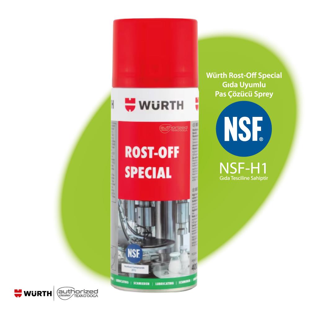 Würth Rost-Off Special 400ml Pas Sökücü Sprey NSF Gıda Uyumlu 400ml