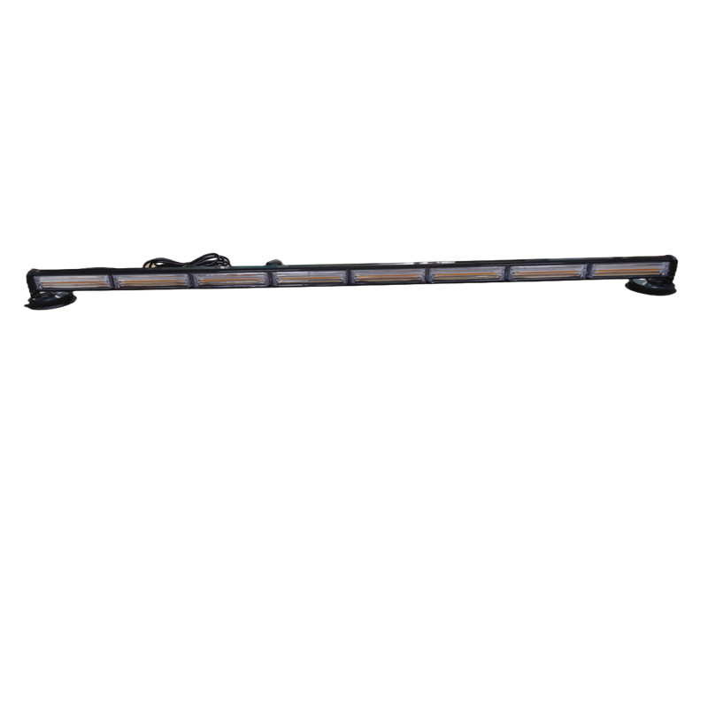 118 cm Çakar lamba 8  cob Led 17 fonksyionlu 48W AMBER 12-30V  / LAPA198