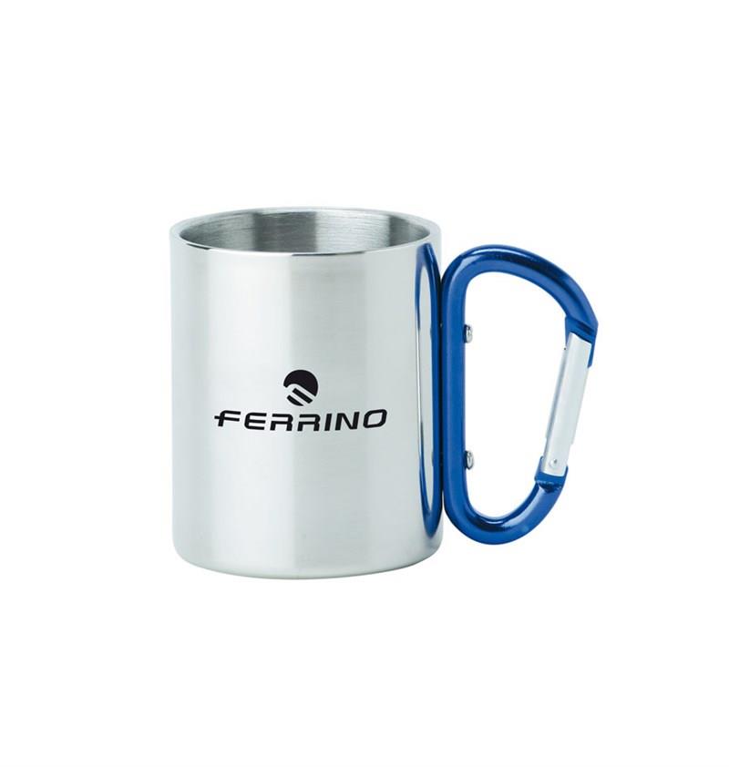 Ferrino Inox Cup Karabina Kulplu Bardak FER79308