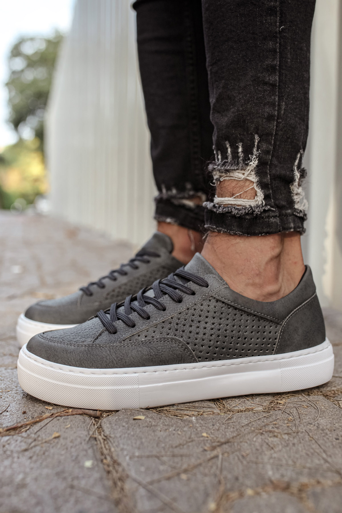 MN015 - CBT First Edition Erkek Ayakkabı ANTRASIT - ANTRASIT - 42 Resim 5