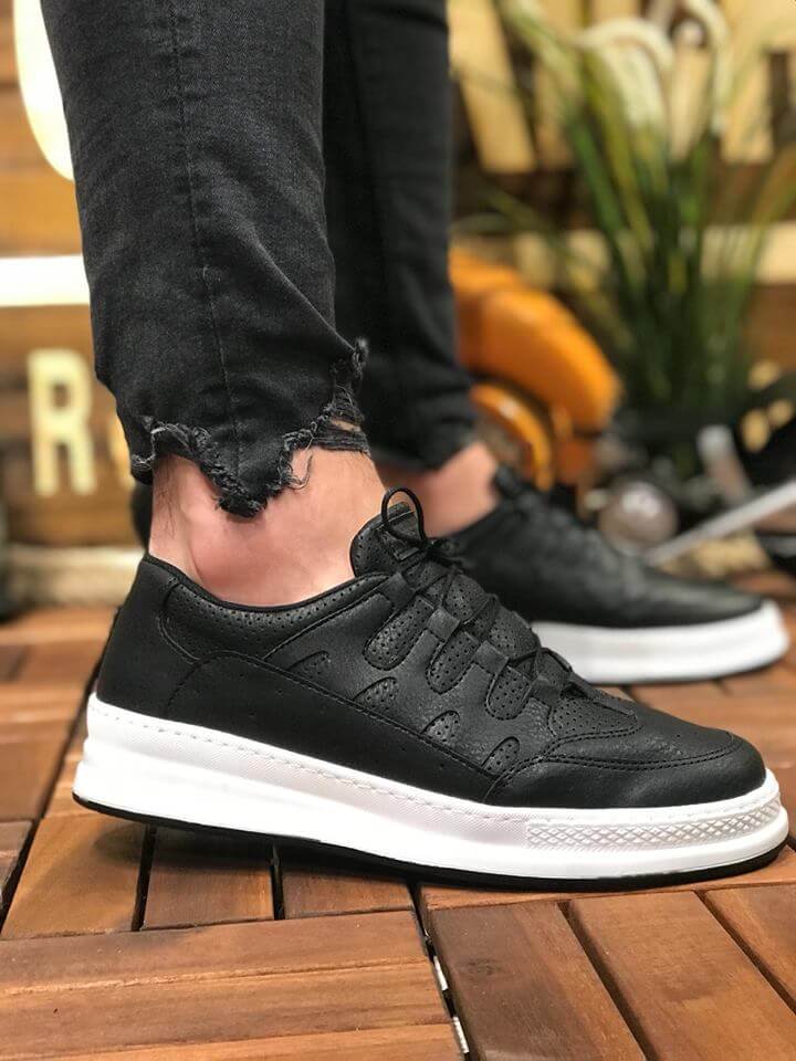 MN040 - CBT C-Rey Erkek Ayakkabı SIYAH - SIYAH - 44