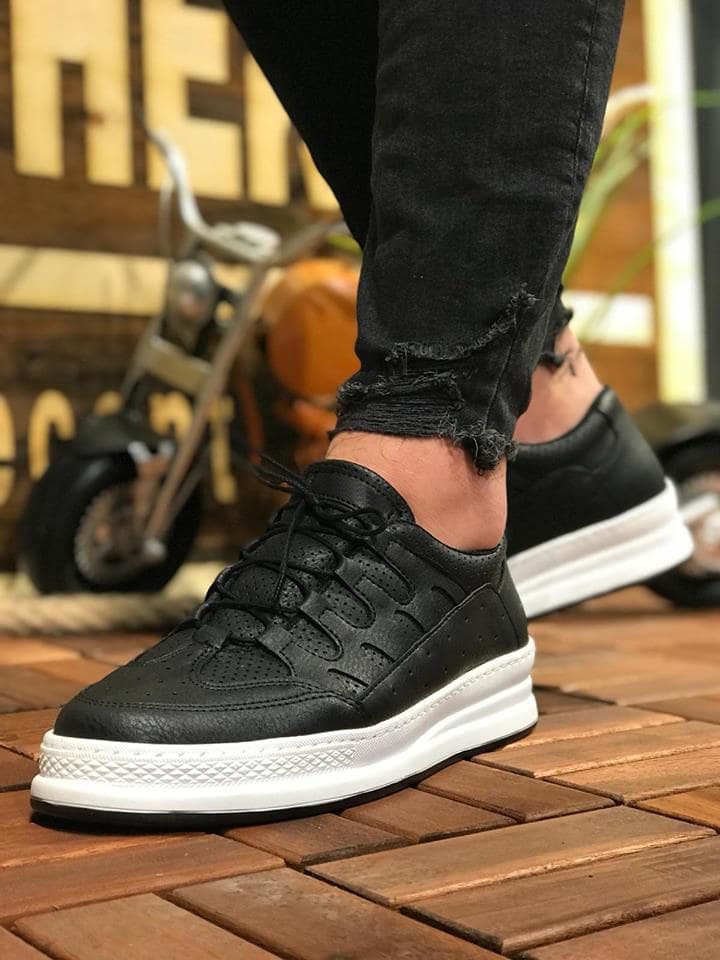 MN040 - CBT C-Rey Erkek Ayakkabı SIYAH - SIYAH - 41 Resim 2