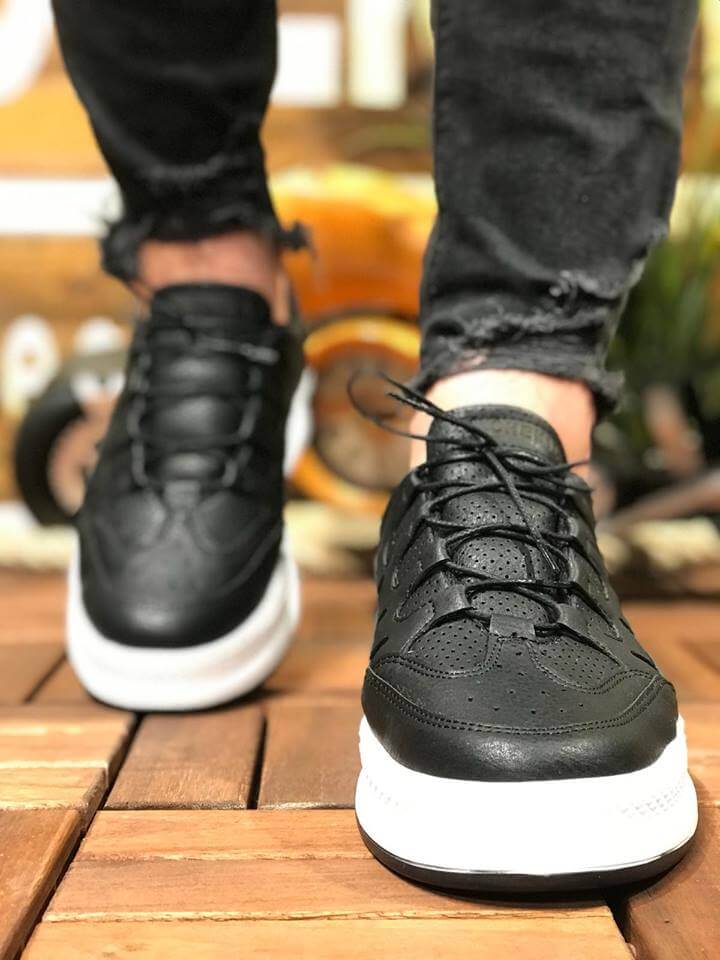 MN040 - CBT C-Rey Erkek Ayakkabı SIYAH - SIYAH - 41 Resim 3