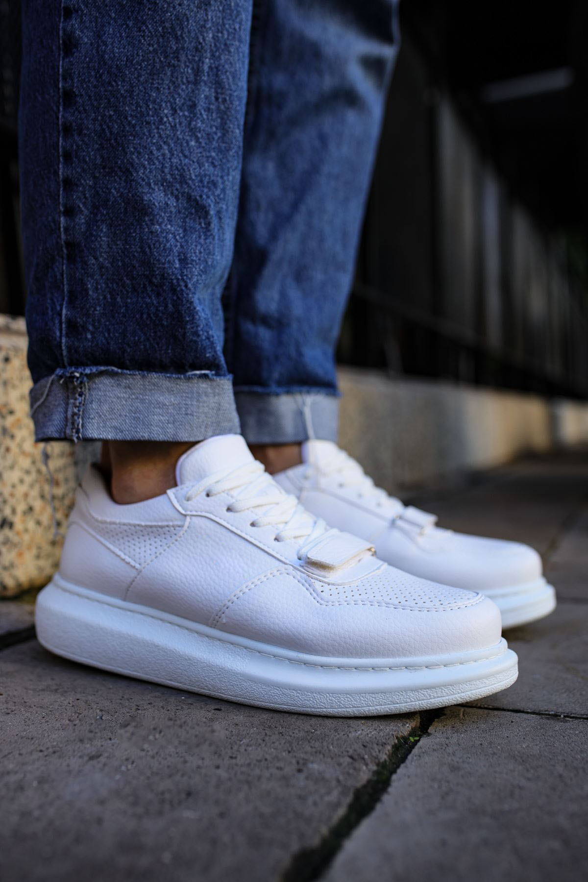 MN073 - CBT Flatline Erkek Ayakkabı BEYAZ - BEYAZ - 43 Resim 2