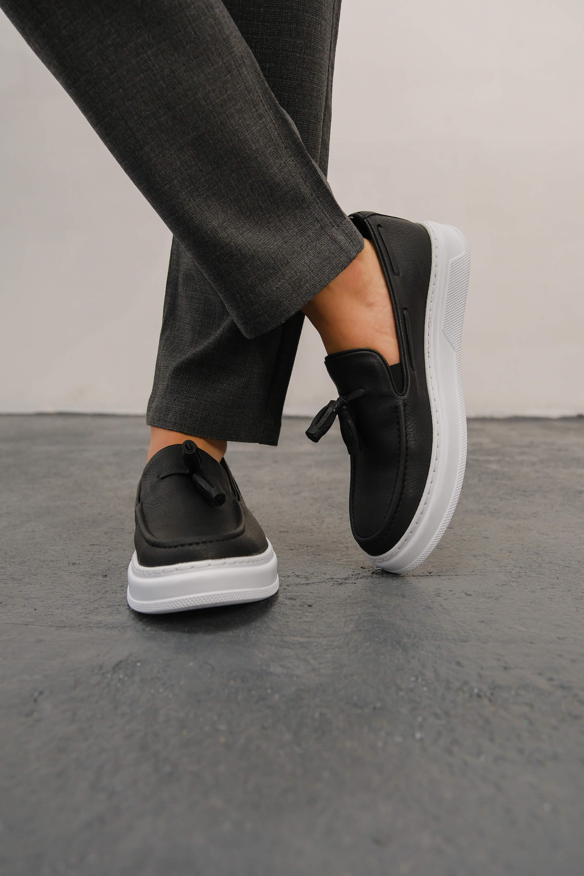 MN127 - CBT Loafer-X Erkek Ayakkabı SIYAH - SIYAH - 40 Resim 2