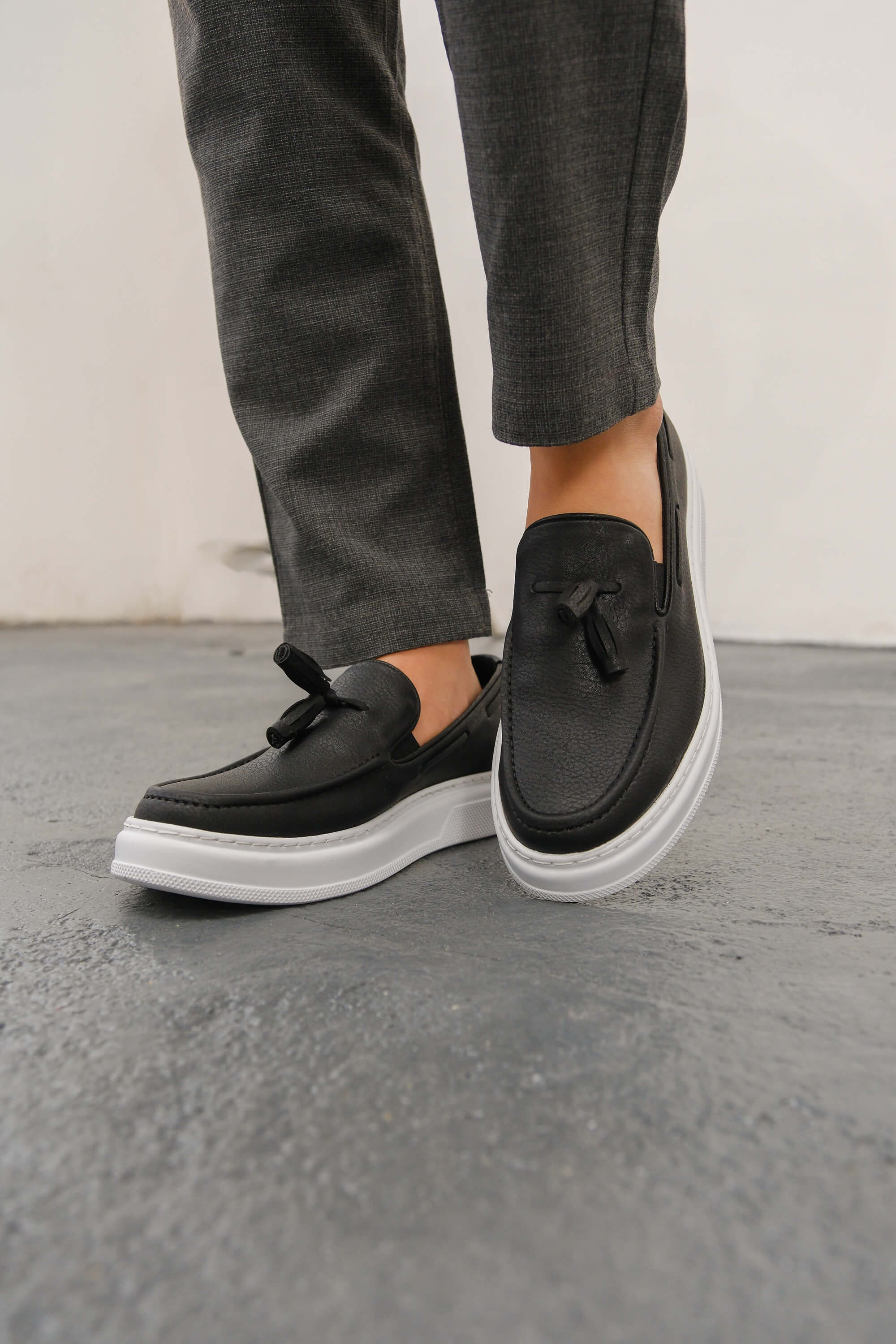 MN127 - CBT Loafer-X Erkek Ayakkabı SIYAH - SIYAH - 40 Resim 3