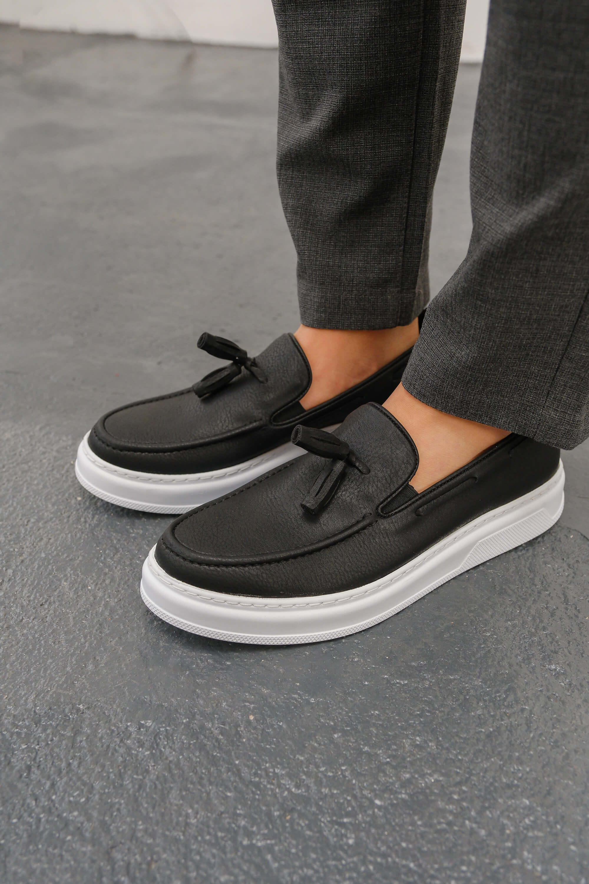 MN127 - CBT Loafer-X Erkek Ayakkabı SIYAH - SIYAH - 40