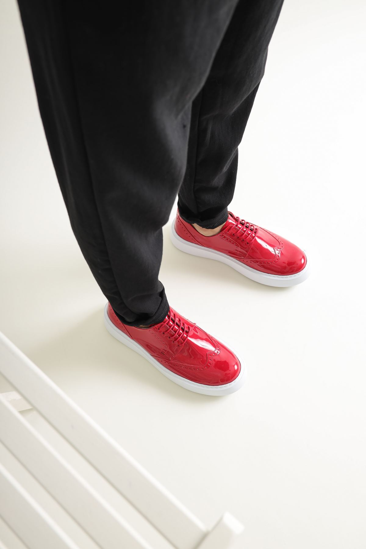 MN149 - RBT Change Over Erkek Ayakkabı KIRMIZI - KIRMIZI - 39 Resim 4