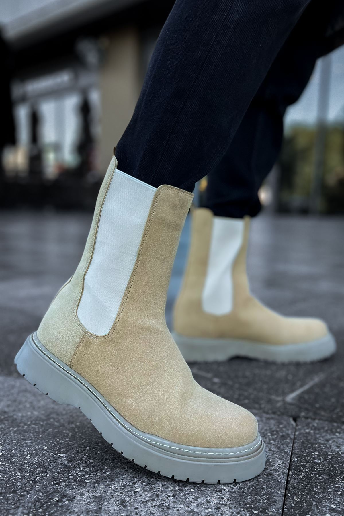 MN223 - SRT Alaska Süet Erkek Bot KUM - KUM - 43