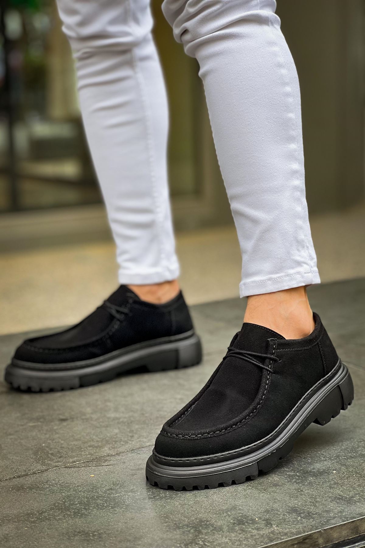 MN2404 - SST Castle Erkek Ayakkabı SIYAH - SIYAH - 40 Resim 4