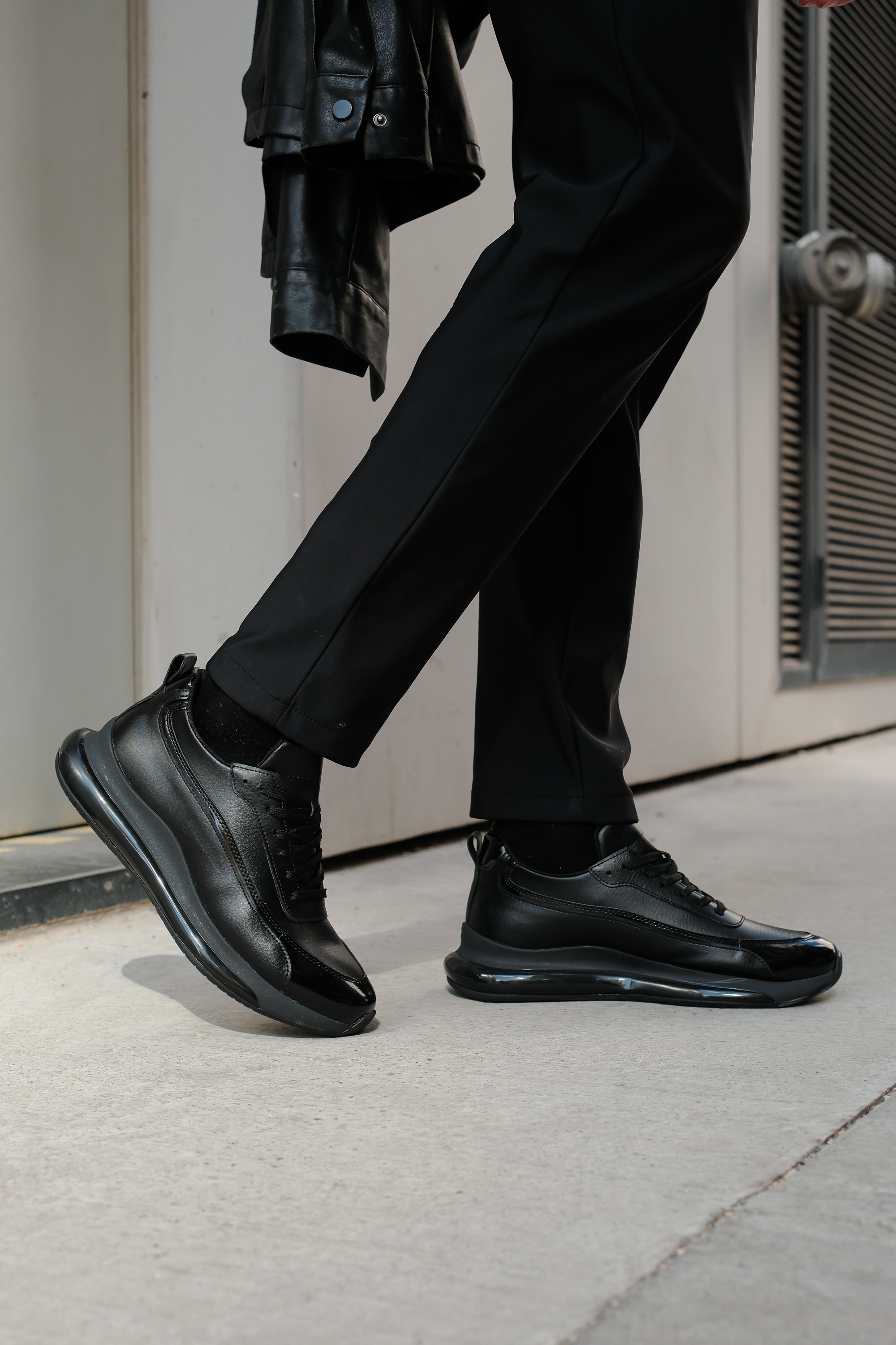 MN2419 - FST Erkek Ayakkabı SIYAH - SIYAH - 42