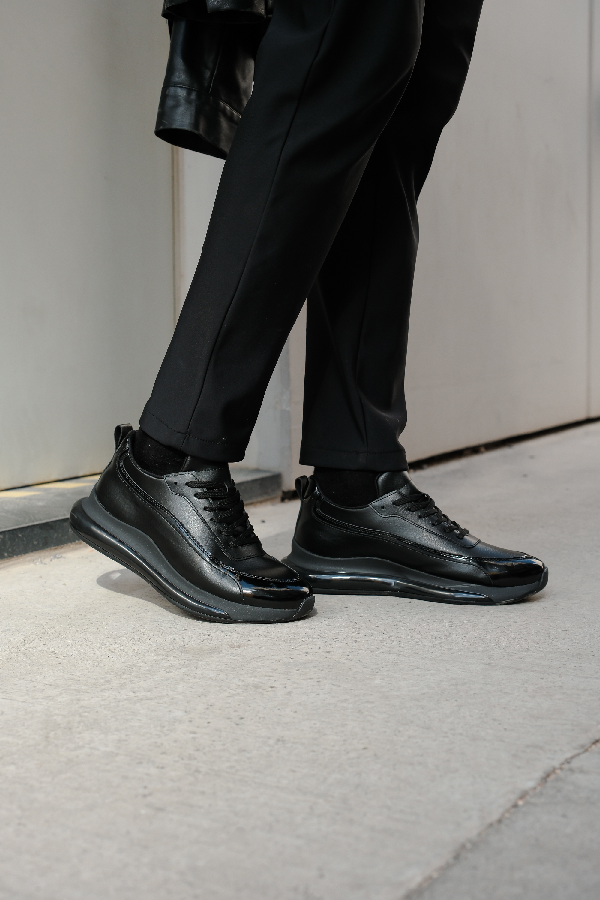 MN2419 - FST Erkek Ayakkabı SIYAH - SIYAH - 43 Resim 2